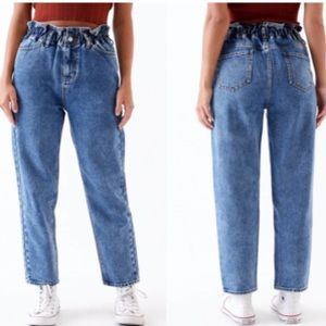 Pacsun paper bag waist mom Jeans